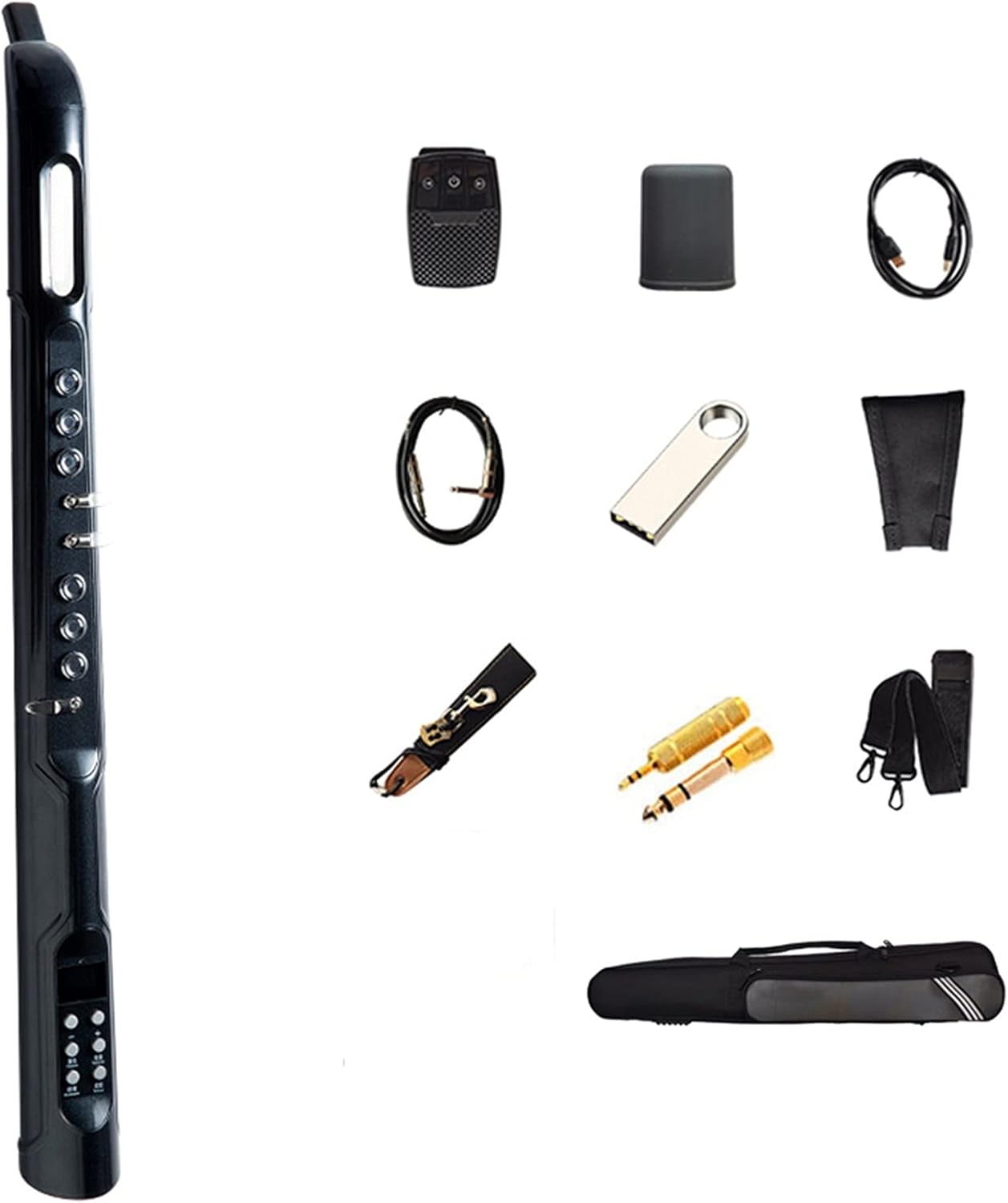 Electric Blowpipe New Type Electronic Blowpipe Instrument Electric Saxophone is Suitable for Beginners Student Saxophone (Color : 2)