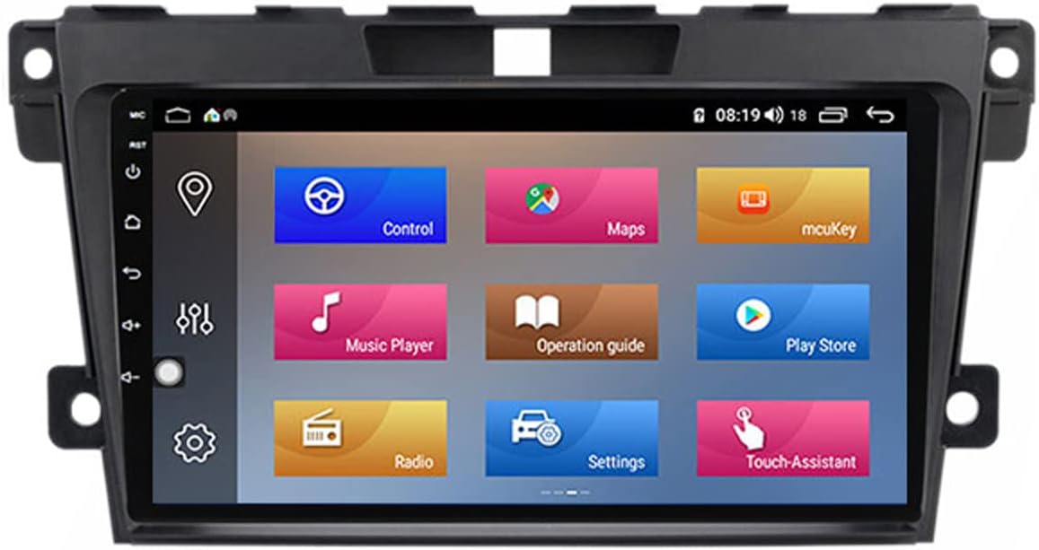 Car Stereo Double Din 9 Inch Bluetooth Car Radio Touch Screen Car in-Dash Head Unit, for Mazda CX7 CX-7 CX 7 2009-2012 Support Mirror Link/FM RDS Radio/Carplay/DSP/DAB+