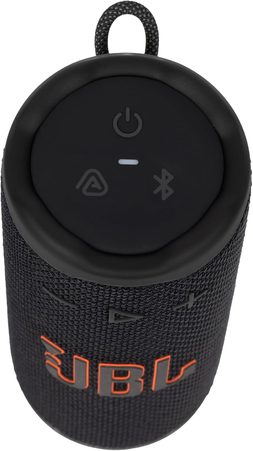 JBL Grip Portable Bluetooth Speaker Black (JBLGRIPBK) – IP68 Waterproof & Dustproof | Bluetooth 5.4 | AI Sound Boost | 14-Hour Battery | Includes Carrying Case & Cleaning Cloth