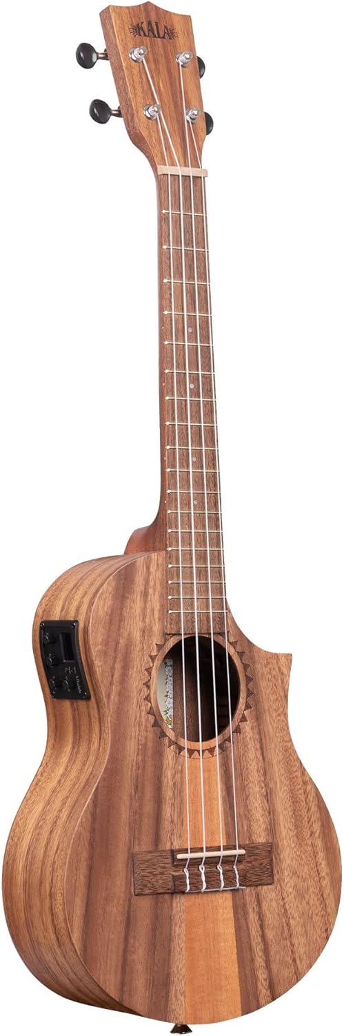 Teak Tri-Top Tenor Ukulele w/Cutaway & EQ