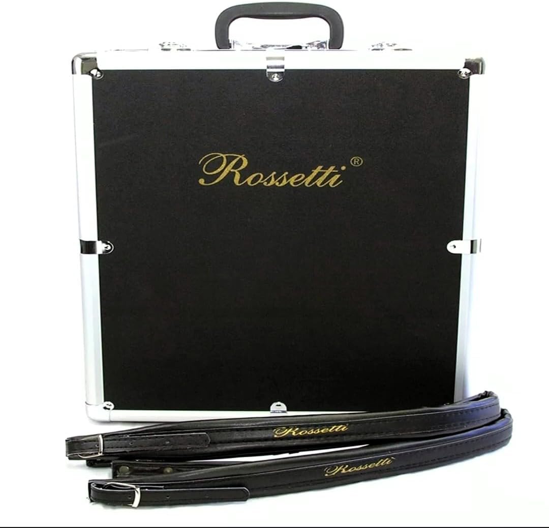 DIATONIC BUTTON ACORDEON RED GCF SOL 31/12 ACCORDION w CASE + STRAPs