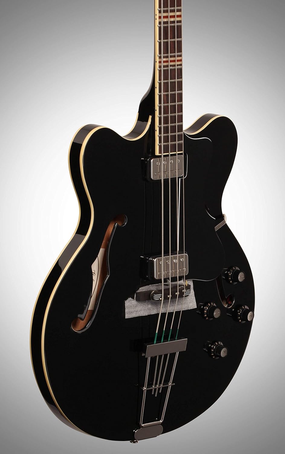 Hofner 4 String Contemporary 500/7 Verythin Bass-Black, Right Handed, (HCT-500/7-BK)