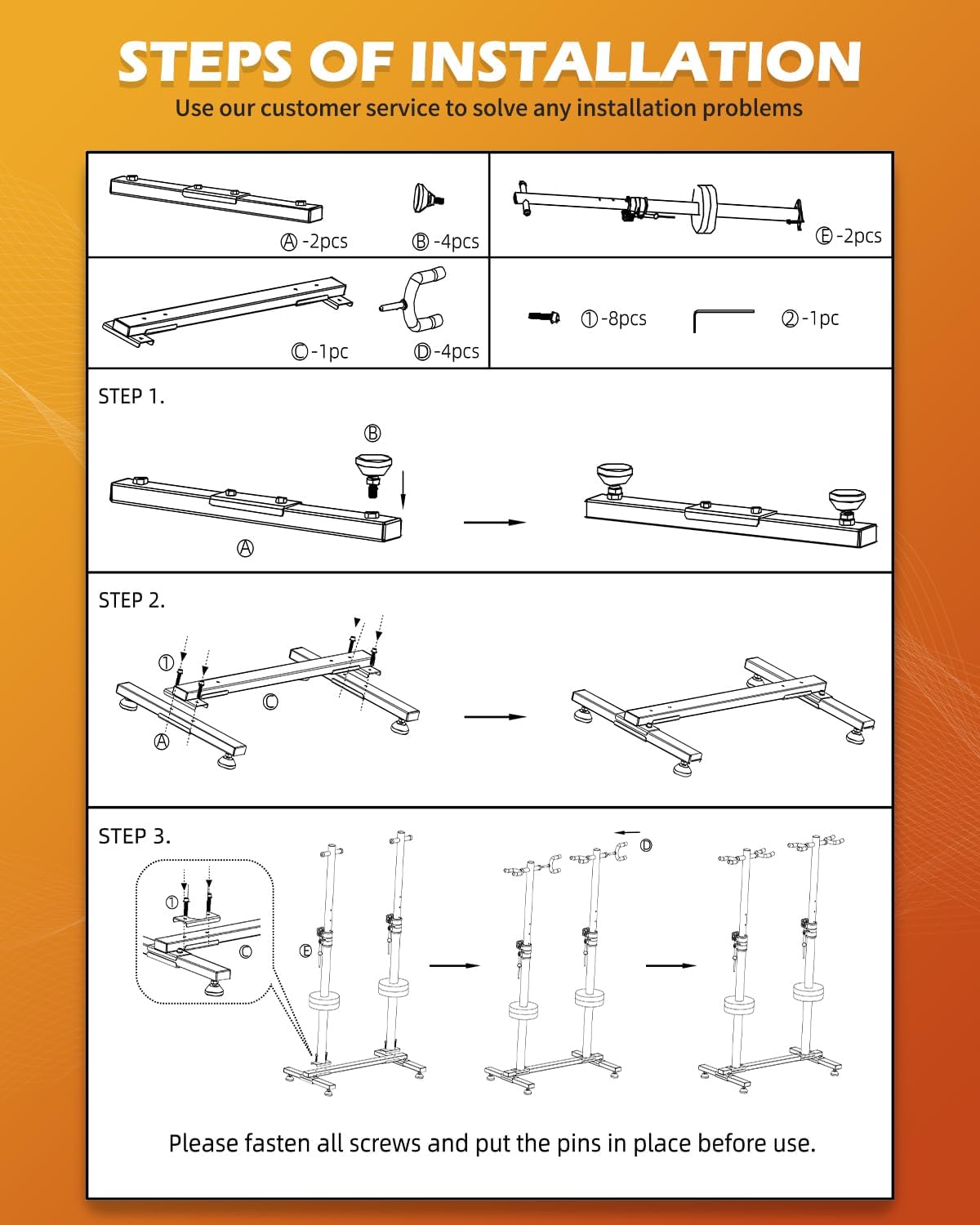 STRICH Guitar Stands Floor, 4 Adjustable Guitar Stand Holder, Heavy Duty 4 Guitar Stand for Acoustic Electric Guitars Bass Banjos, Folding Multi Guitar Stands 4-Holder, FH-S4U Black