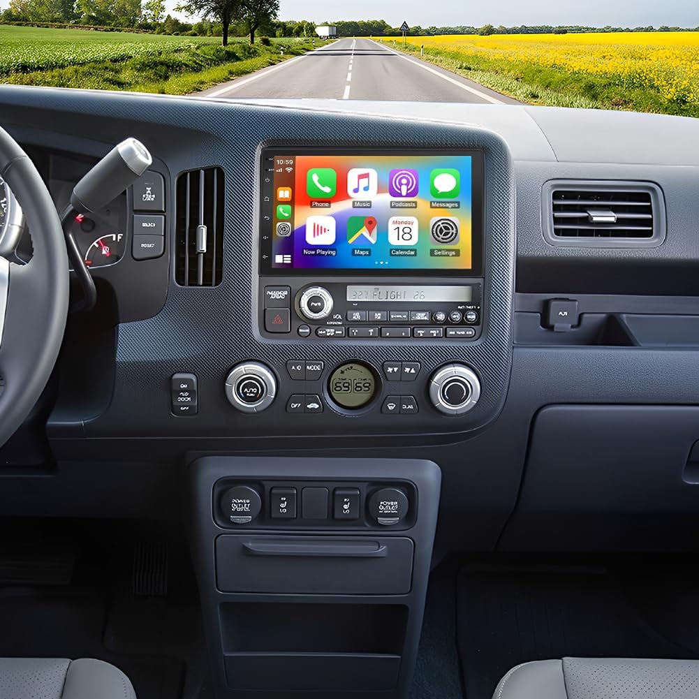 Android 13 Double Din Car Stereo Radio for Honda Ridgeline 2006-2014 7