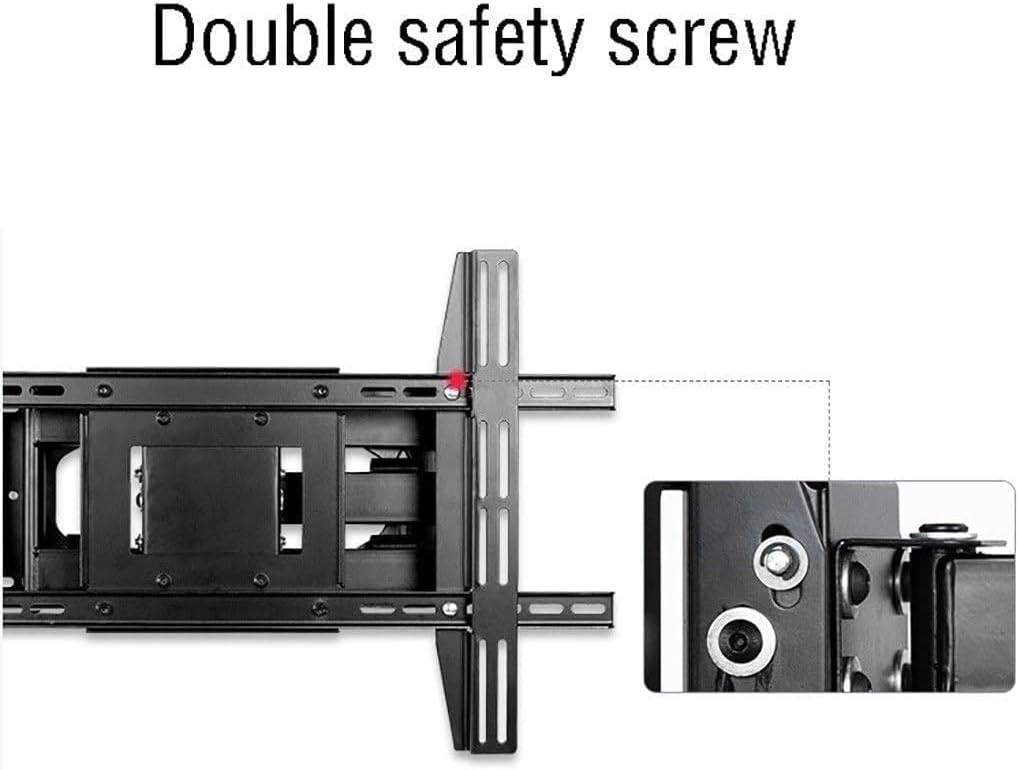 TV Wall Bracket Tv Rack Wall Mount, Swivels Tilts Bracket, For32-65Inch Flat TVs,Up to 50kg TV Stand