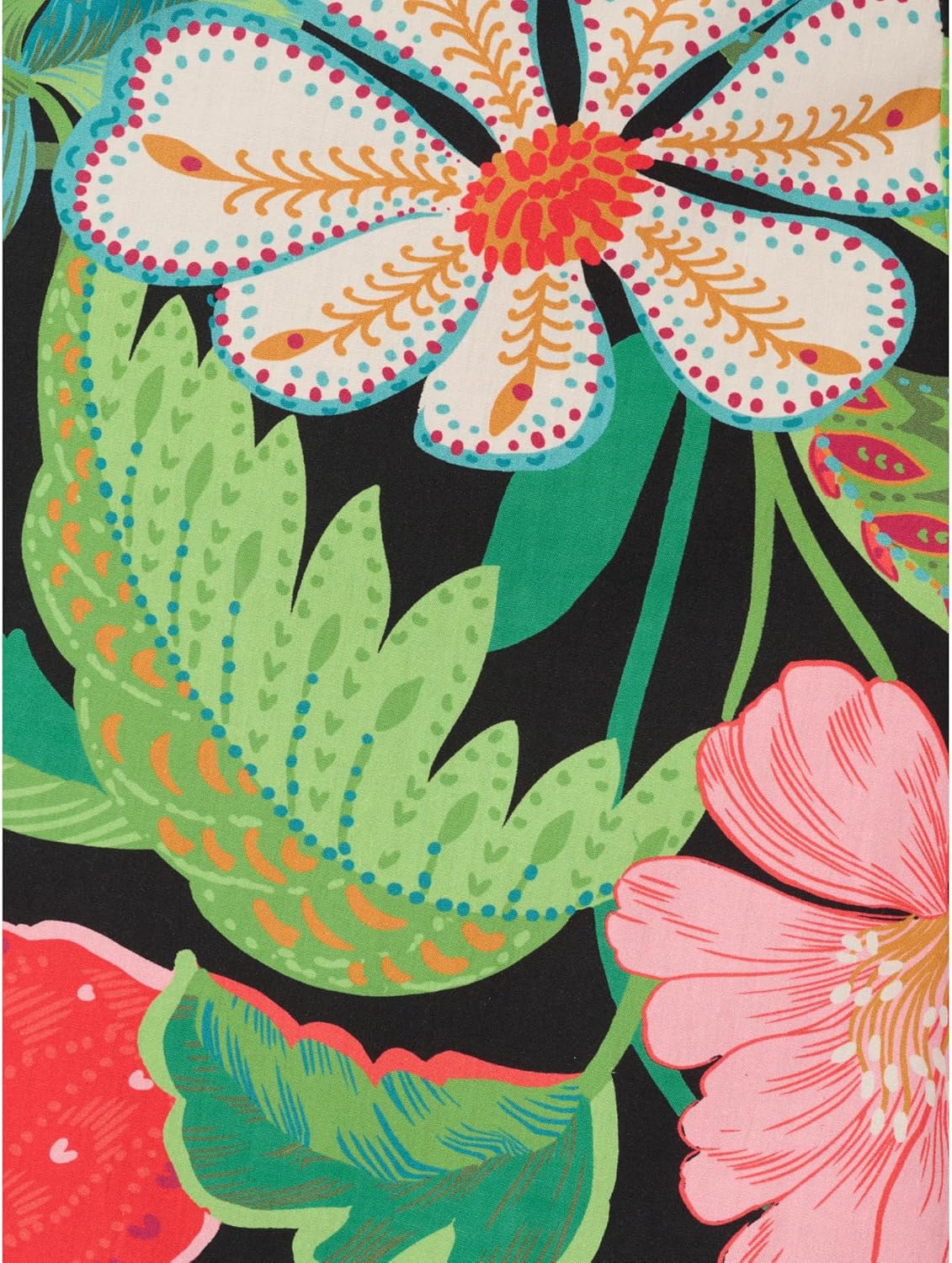 Adrianna Papell 3D Floral Print Midi Dress, Black Multi