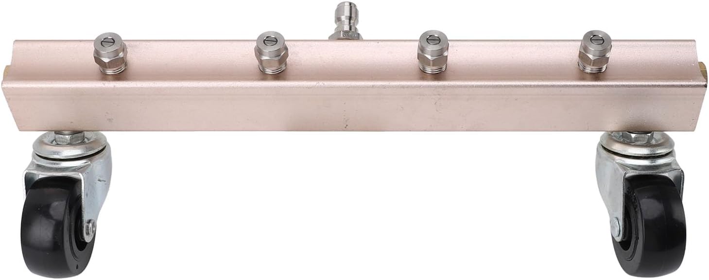 Under Car Cleaner Pressure Washer Undercarriage Cleaner 1/4 Stainless Steel Efficient High Pressure Undercarriage Washer for Cleaning Tool Rose Gold