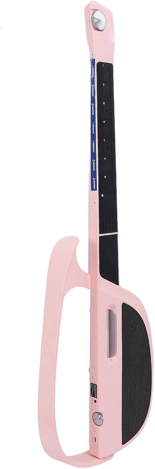 C1 Stringless Smart Guitar, Foldable Travel Stringless Guitar, App Interactive Chord Sheets, Built in Speaker and Drum system, Automatic Accompaniment Guitars with Storage Bag