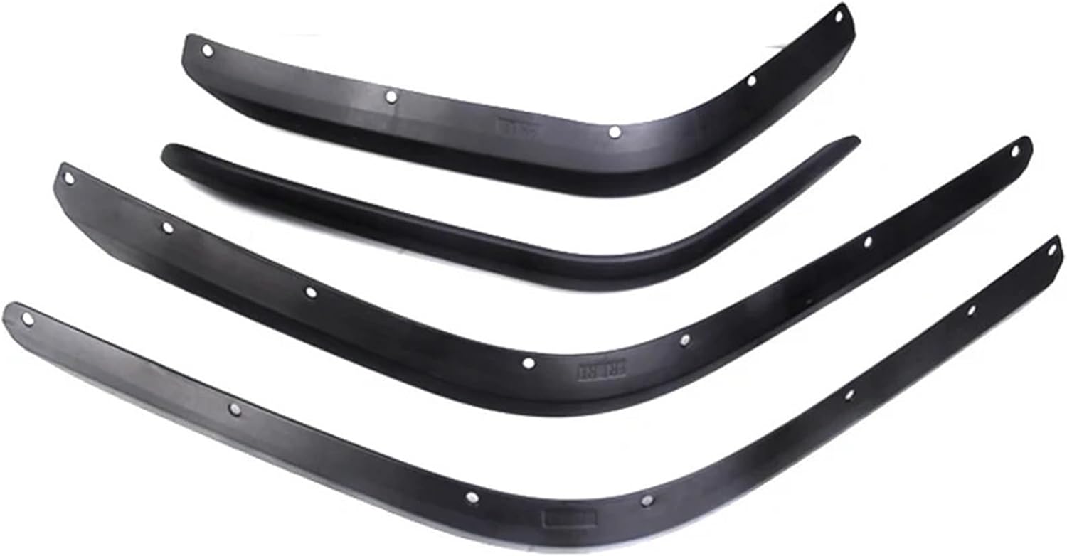 Car Wheel Eyebrow Wider Extension Strip Fender Flare Mud Flaps Widen Trim Mudflaps Compatible for Wrangler JL 2018-2023 (Color : LOWER FENDER)