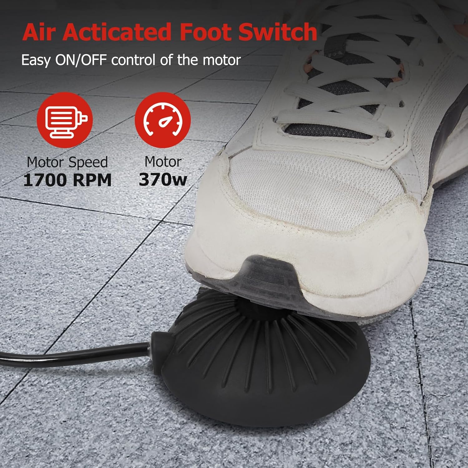 100FT 3/8Inch Electric Drain Cleaner Machine, Stainless Steel Drum Plumbing Snake with 4 Cutters, Powerful Motor for Clogged Pipes