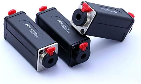 Davitu Electrical Equipments Supplies - 5pcs/lot Stereo 6.35mm Extender Coupler Female Jack Chassis Microphone Speaker Cable Extention Coupler - (Color: Mixed Colors)