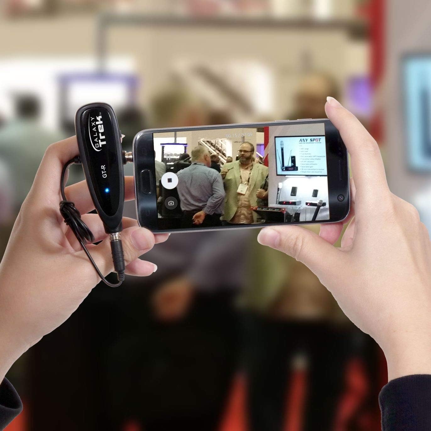 Galaxy Audio GalaxyTrek GT-S Portable Wireless Vocal Headset Mic System for Smart Devices and Most Active Speakers