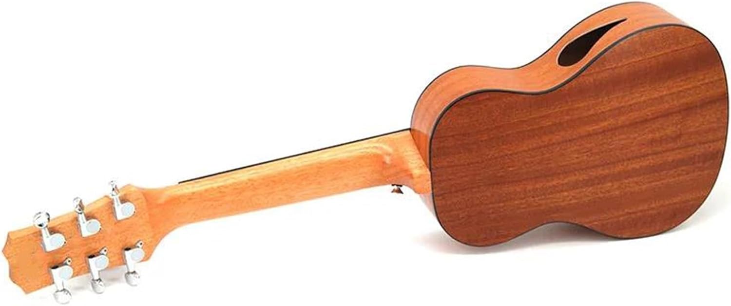 Adult Ukulele 28 Inch All Sapele Teardrop Shape Mini Electric Bass Acoustic Guitar 6 String Ukulele Mount Travel Music Guitar