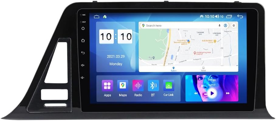 Android Car Stereo for Toyota C-HR 2016-2020 Right Hand Drive Only,9 inch IPS Touchscreen with Upgrade Wireless CarPlay & Android Auto,WiFi/GPS,Support SWC and Subwoofer,8-Core 8G+256G