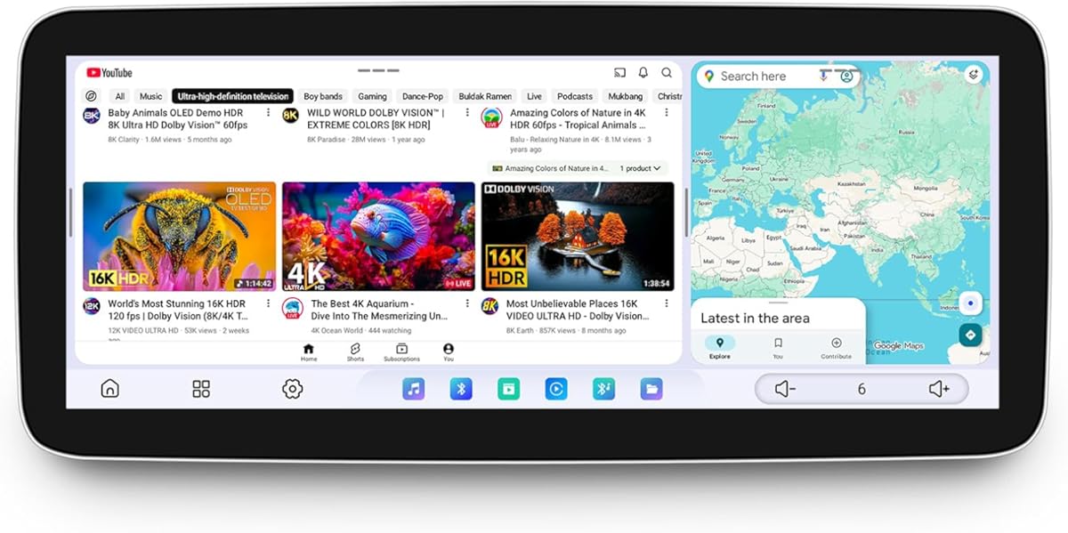JOYING Car Radio for Toyota Sienna 2004-2010, 12.3 Inch QLED Touch Screen Android 13 Car Stereo 12GB+256GB with Carpaly & Android Auto, AM/FM, GPS Navigation, Bluetooth(JY-TT904N12)