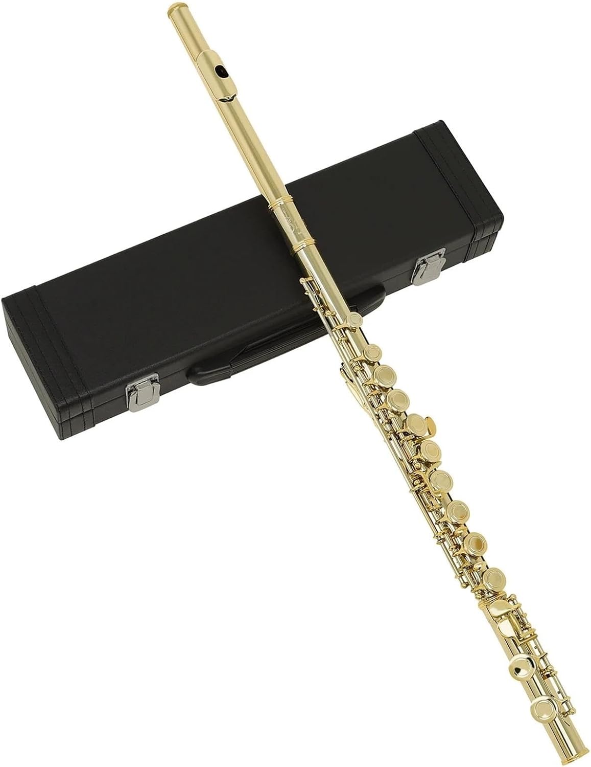 Flute Nickel Plated Cupronickel 16 Hole C Key Woodwind Instrument Box Set