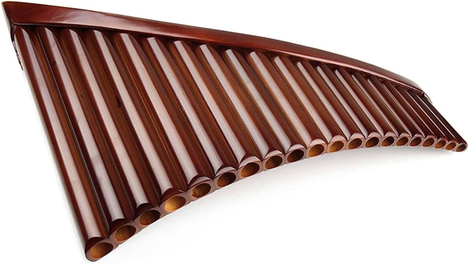 PanPipes Woodwind Instrument 20 Pipes Pan Flute E Key Folk Musical Instruments Brown Colour Woodwind Instrument Handmade