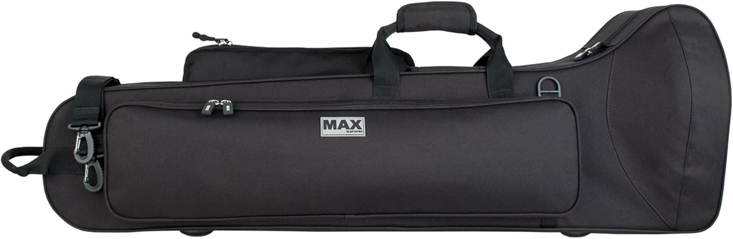 Protec Tenor Trombone Contoured MAX Case (F Attachment), Black, Model MX306CT