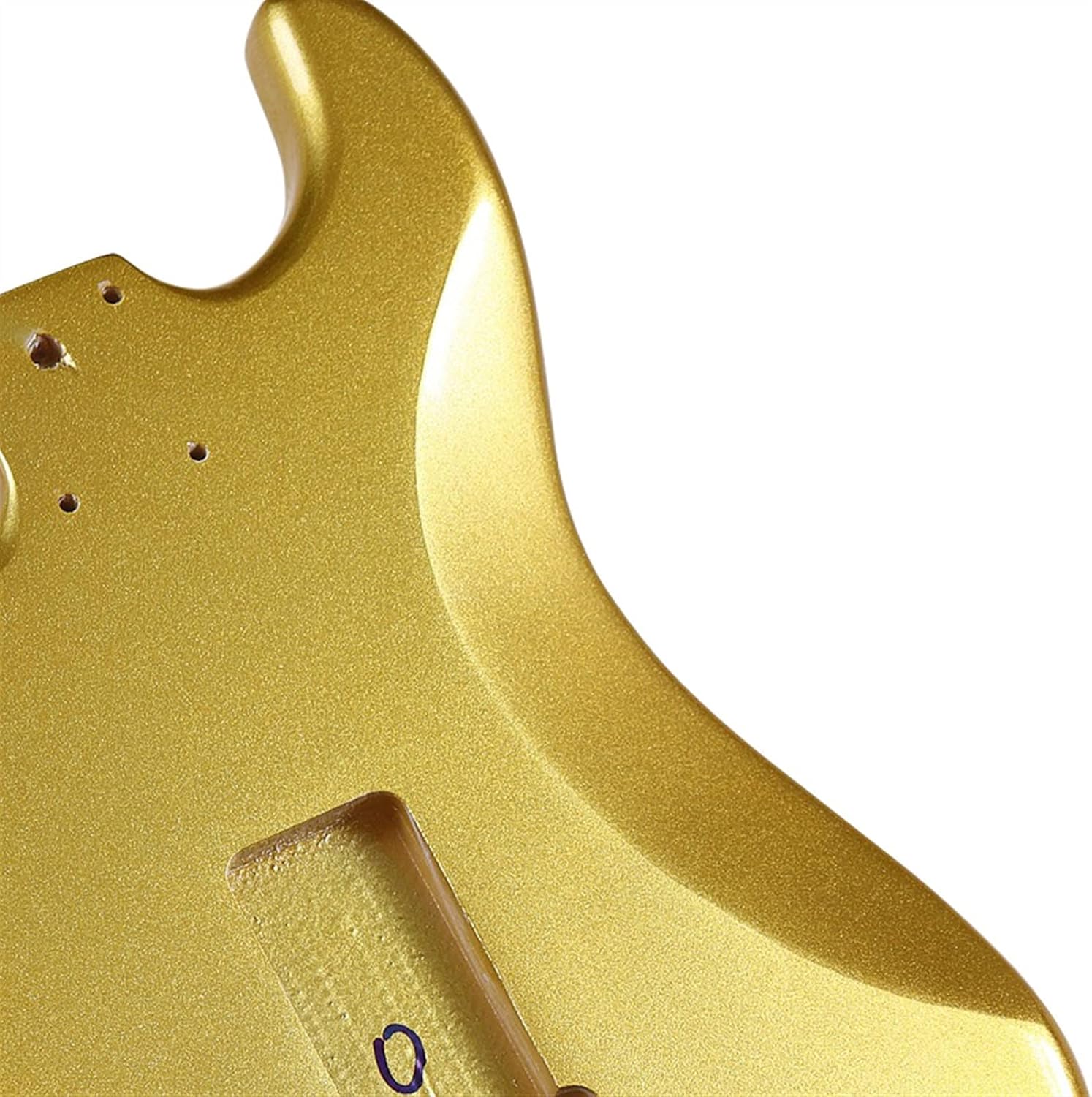 TSTS Gold Electric Guitar Body Poplar Wood Guitar Body for ST Body Guitar Barrel Guitar DIY Accessory