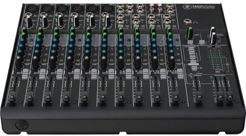 Mackie 1402VLZ4 14-Channel Compact Mixer with G-MIXERBAG-1515 Padded Nylon Mixer/Equipment Bag & PB-S3410 3.5 mm Stereo Breakout Cable, 10 feet Bundle