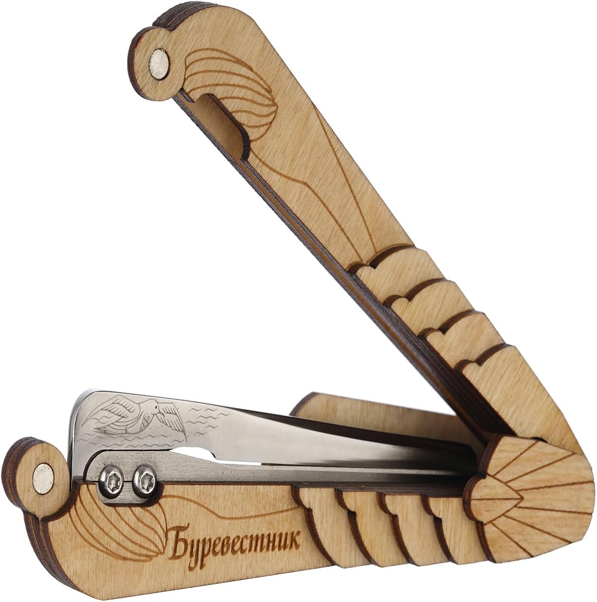 Shamanicshop Professional Jewish Harp / Shearwater Hard - Wooden Case, Excellent Sound