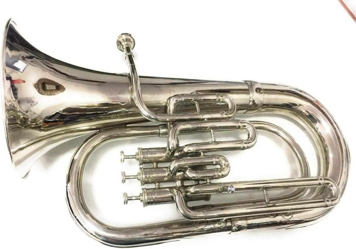 NauticalMart Bb Euphonium Nickel 3 Valve