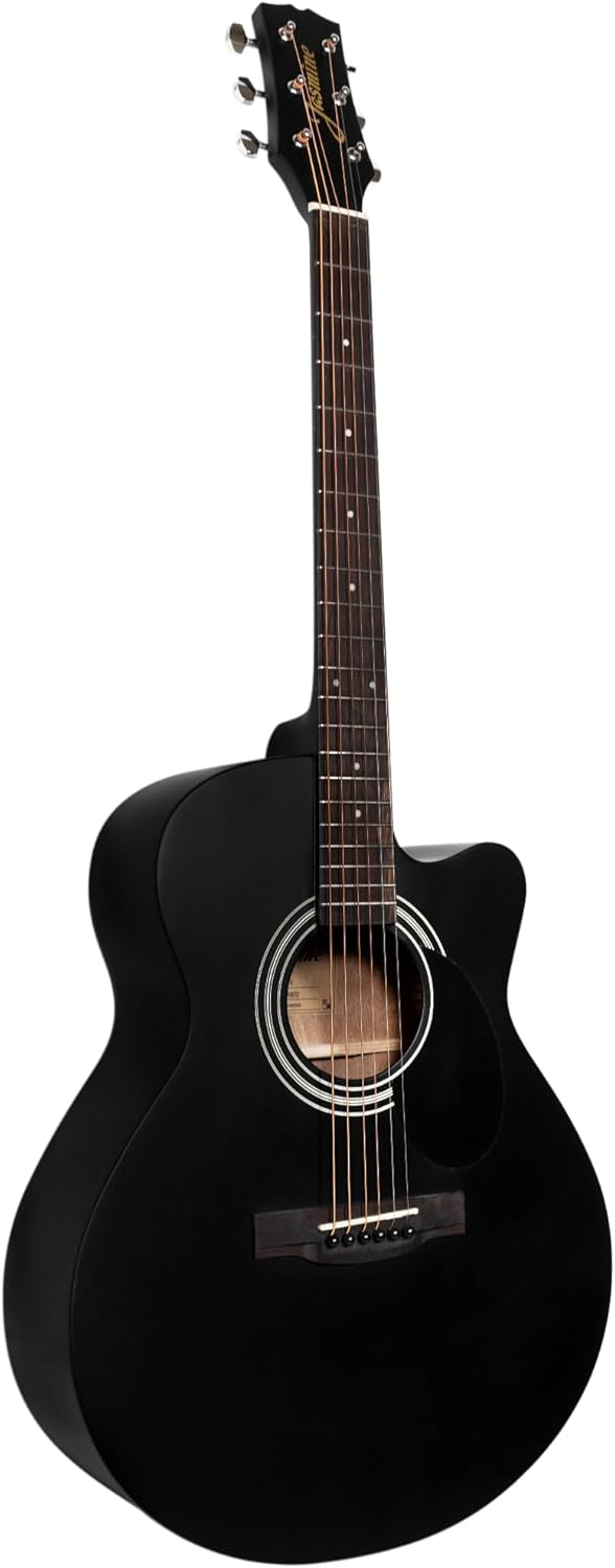 Jasmine S34C Orchestra Style Acoustic Guitar - Black