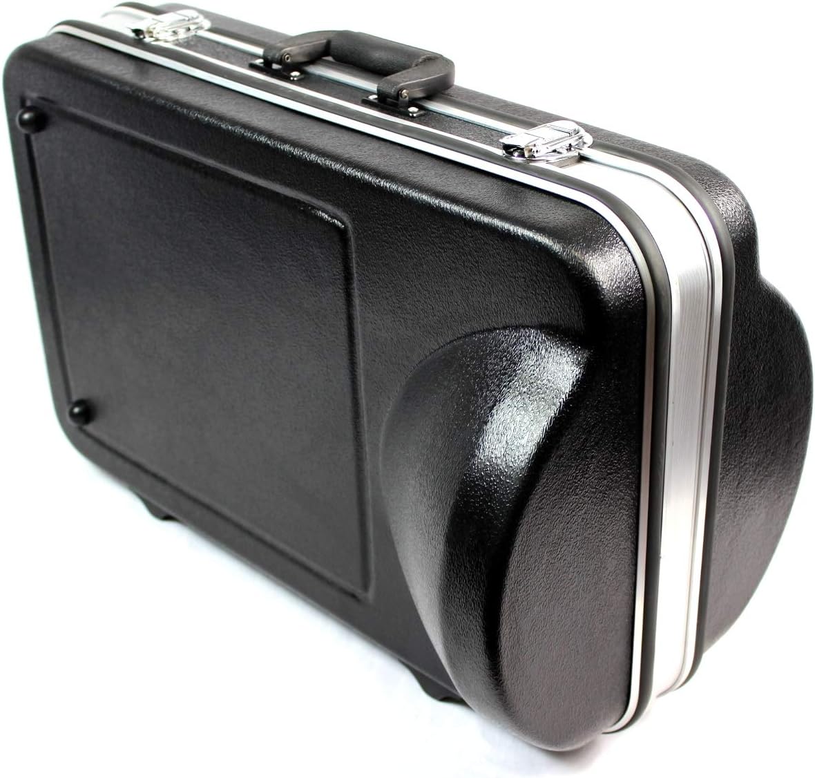 Moz Advanced Monel Pistons Marching Mellophone Key of F with Case and Mouthpiece-Nickel Plated Finish