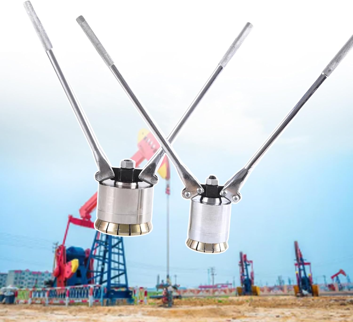 35Mm/70Mm Crimper Sealer, 53 Gallon Manual Oil Barrel Sealing Machine, for Coating Manufacturing Industry,70Mm-35mm+70mm