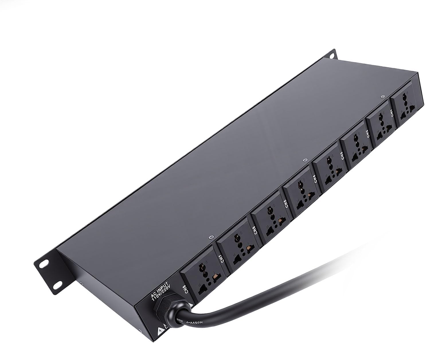 Gugxiom 10 Outlet Power Sequencer Conditioner, with Digital Display, for Home Audio Studio Theater System (US Plug)