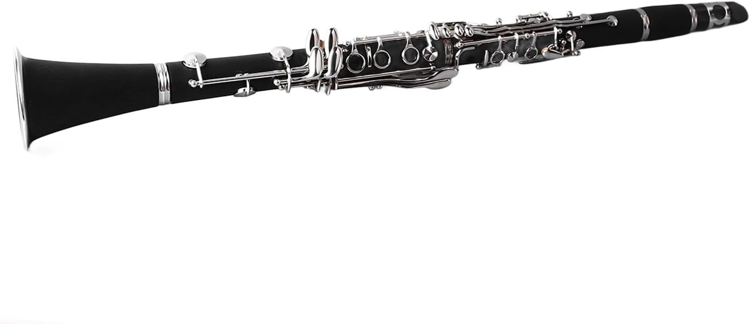 Acouto Bb Clarinet Beginners & Students Professional Clarinet with Gloves Shoulder Strap Cloth Bb Kit Band & Orchestra Musical Instruments