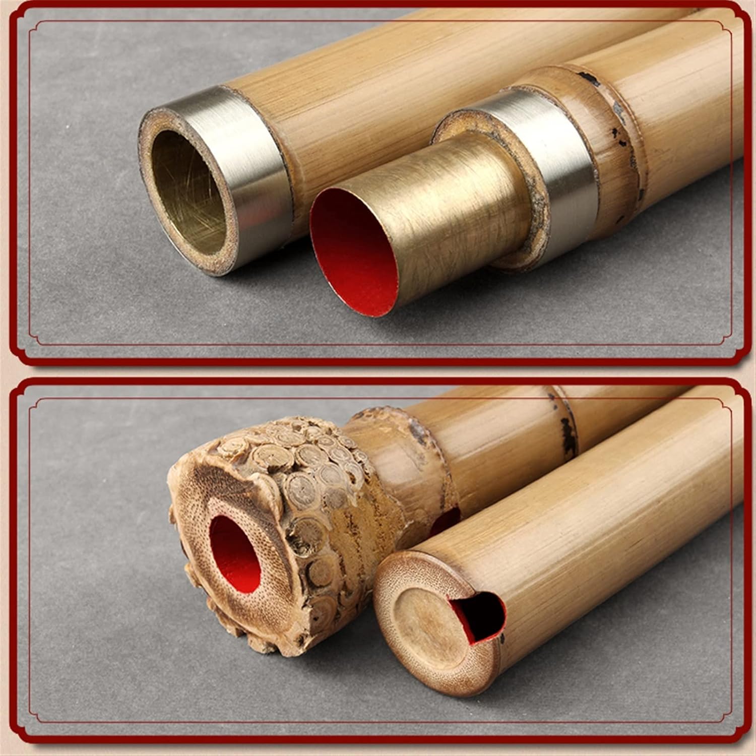 TSTS Chinese Bamboo Flute Chinese Bamboo Flute Traditional Woodwind Musical Instrument Vertical Bamboo Flute Xiao G/F Key for Beginner (Color : F Key)