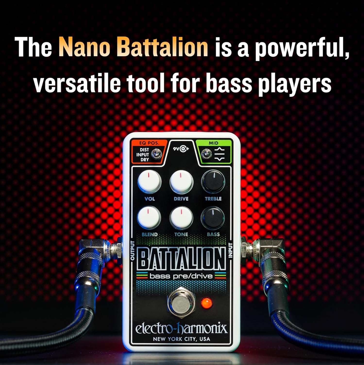 Electro-Harmonix Nano Battalion Bass Preamp & Overdrive Pedal