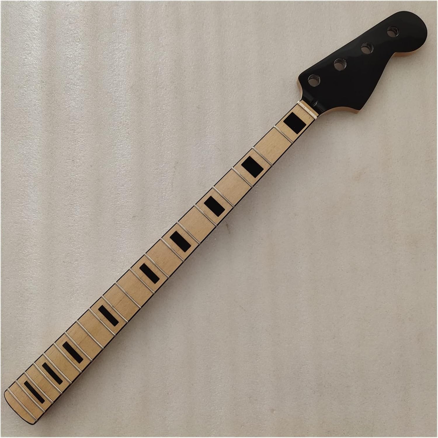 4 String Maple 20 Frets Bass Guitar Neck Replacement Maple Fingerboard 34 Inch Electric Guitar Neck