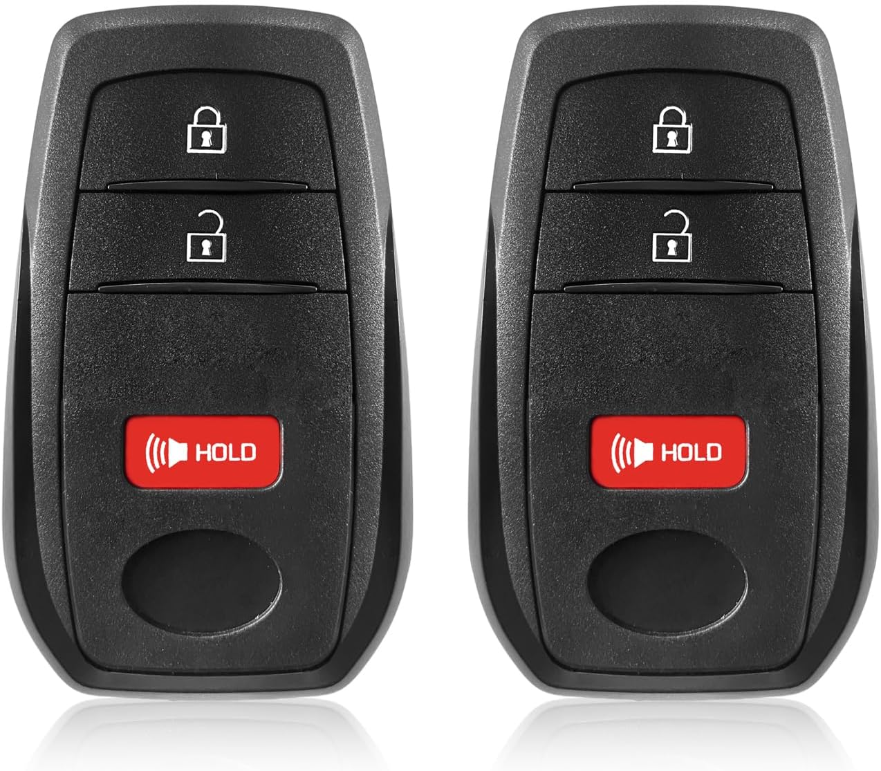 2 Keylessbest Replacement for 2021 2023 2024 Smart Proximity Toyota Sequoia Tacoma GNE 231451-3041 Board Key Fob Remote Control HYQ14FBX 315MHz 3 Buttons