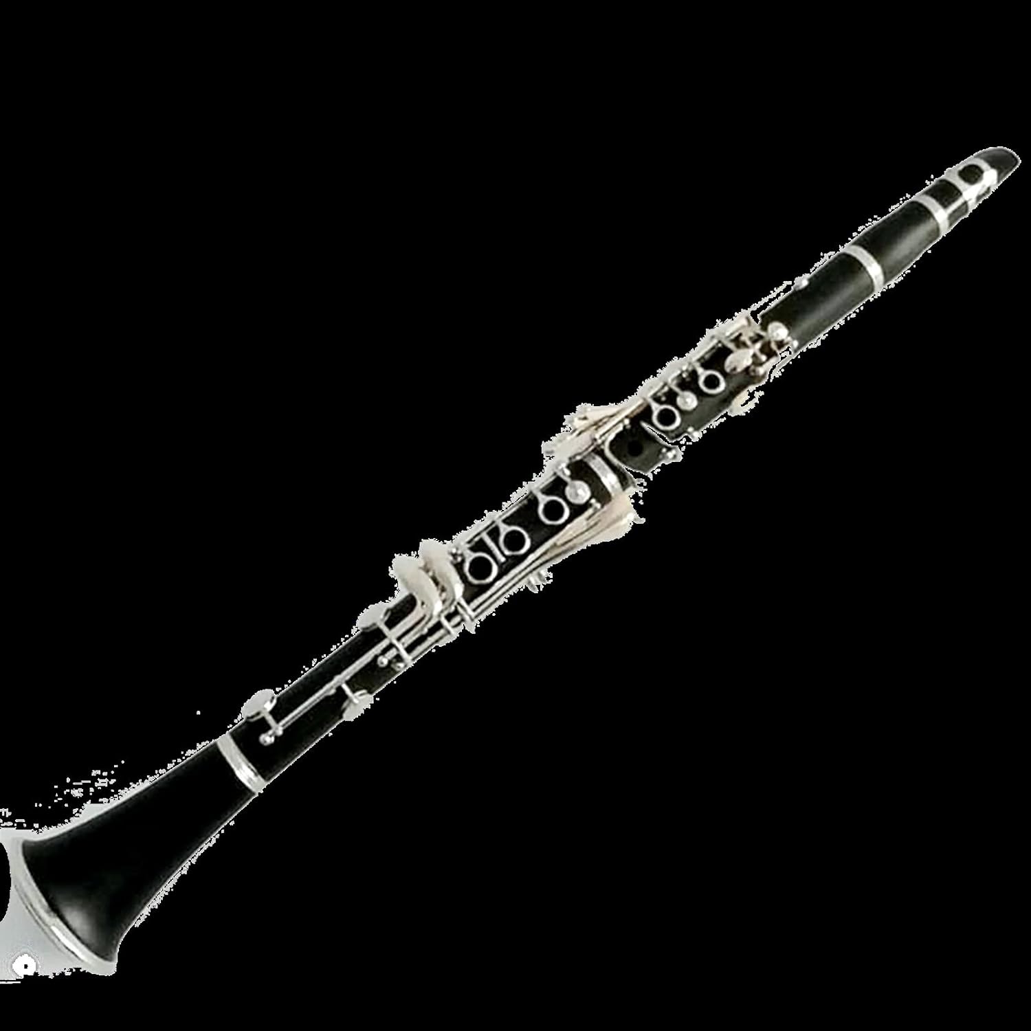 TSTS Professional 17 Key Bb Hard Rubber Clarinet Musical Instrument Woodwind Instruments Students Used Clarinet for Beginner