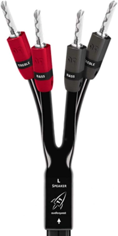 AudioQuest Rocket 11 Speaker Wire - 10FT. Pair - Silver Banana Plugs - SBIWIRE