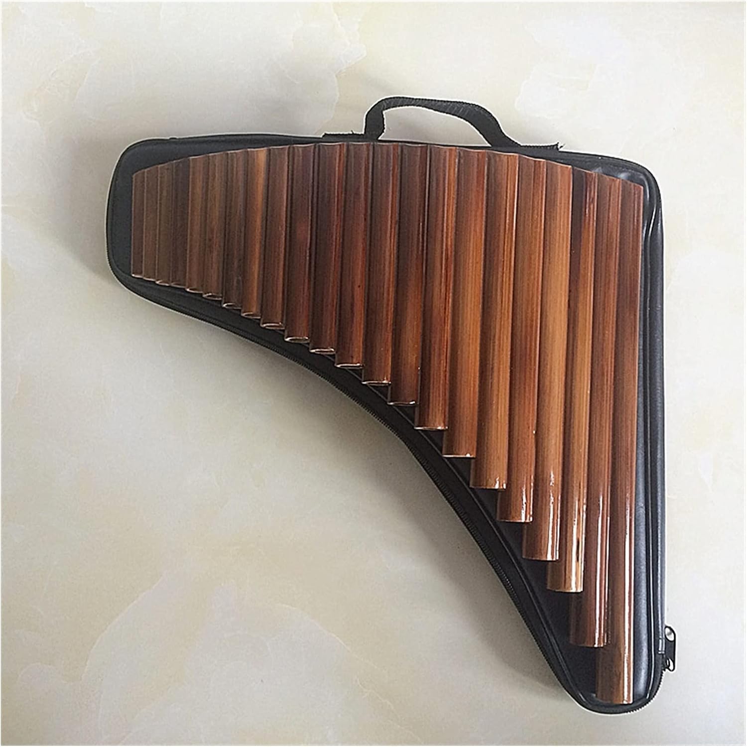 Handmade 22 Pipes Bamboo PanFlute Professional Woodwind Flute Panpipes G Key Musical Instrument
