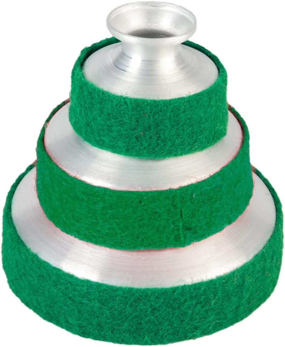 Saxophone Parts Aluminum Alloy Saxophone Mute 3Pcs Sax Sound Dampener Practice Silencer