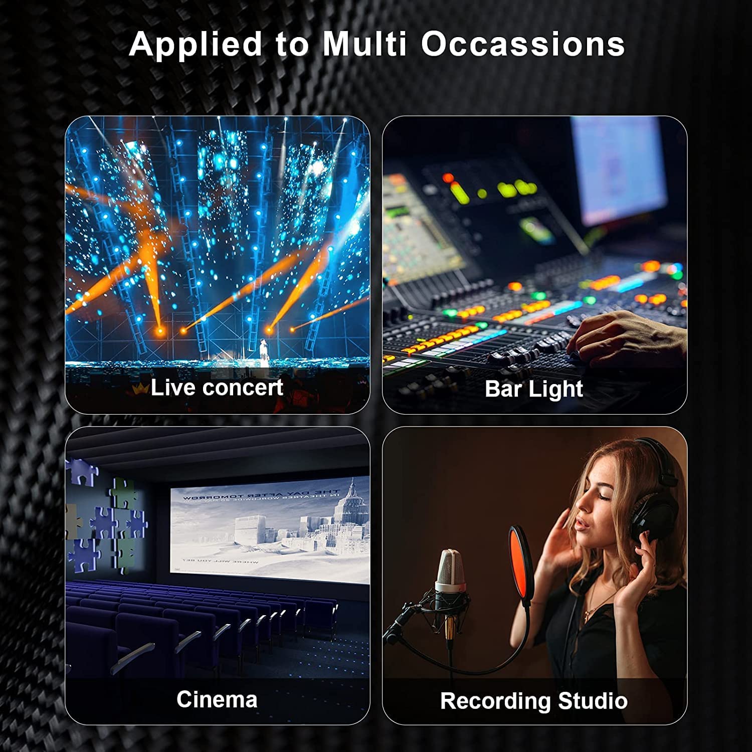 Y.D.F 4 Channel 3-Pin XLR Snake Multi Network Receiver to Single Ethercon Cable Snake Box Extender for Stage Lighting and Recording Studio- XLR/AES/DMX Channel Over Cat5E/Cat6/Cat7 Ethercon Cable