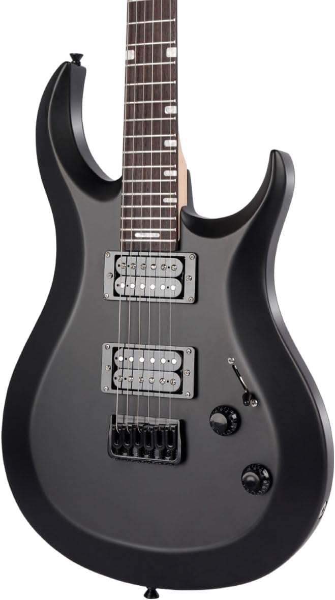 Bullfighter Electric Guitar 39 inch Solid Body, D180 Matte (Black)