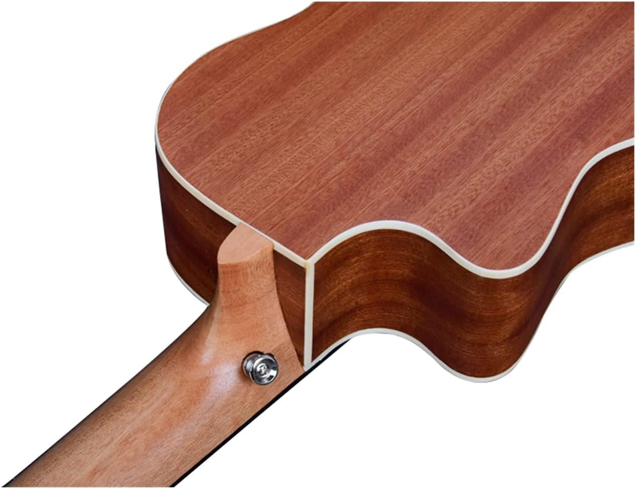 ZZZYW 30 Inches Mini Electric Guitarlele Baritone Acoustic Guitars 6 Strings Ukulele Travel Guitar (Color : Ordinary guitalele, Size : 30 in Baritone)