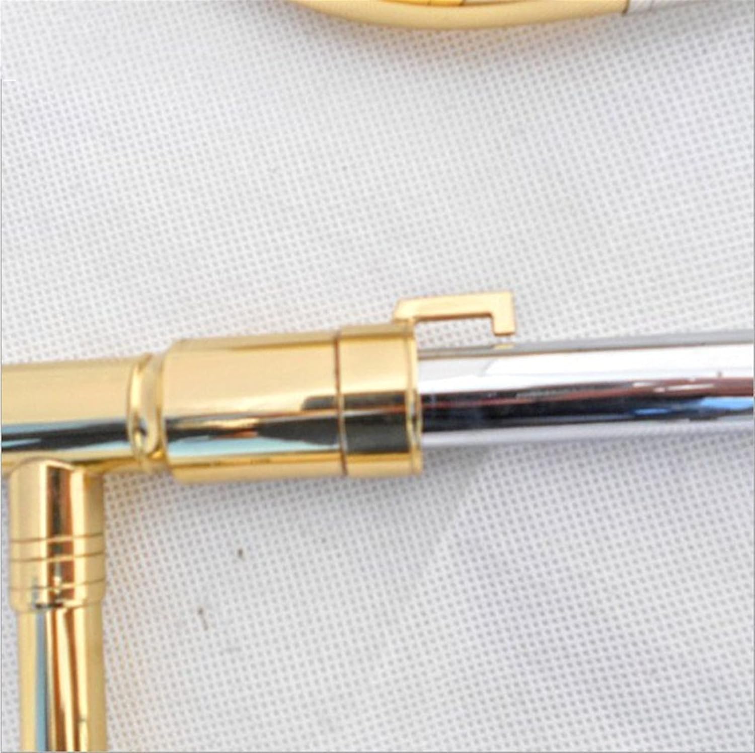 Student Trombone Trombone Natural Brass Finish for Trumpet Cross Player with Designer Hard Shell Trombone Kit
