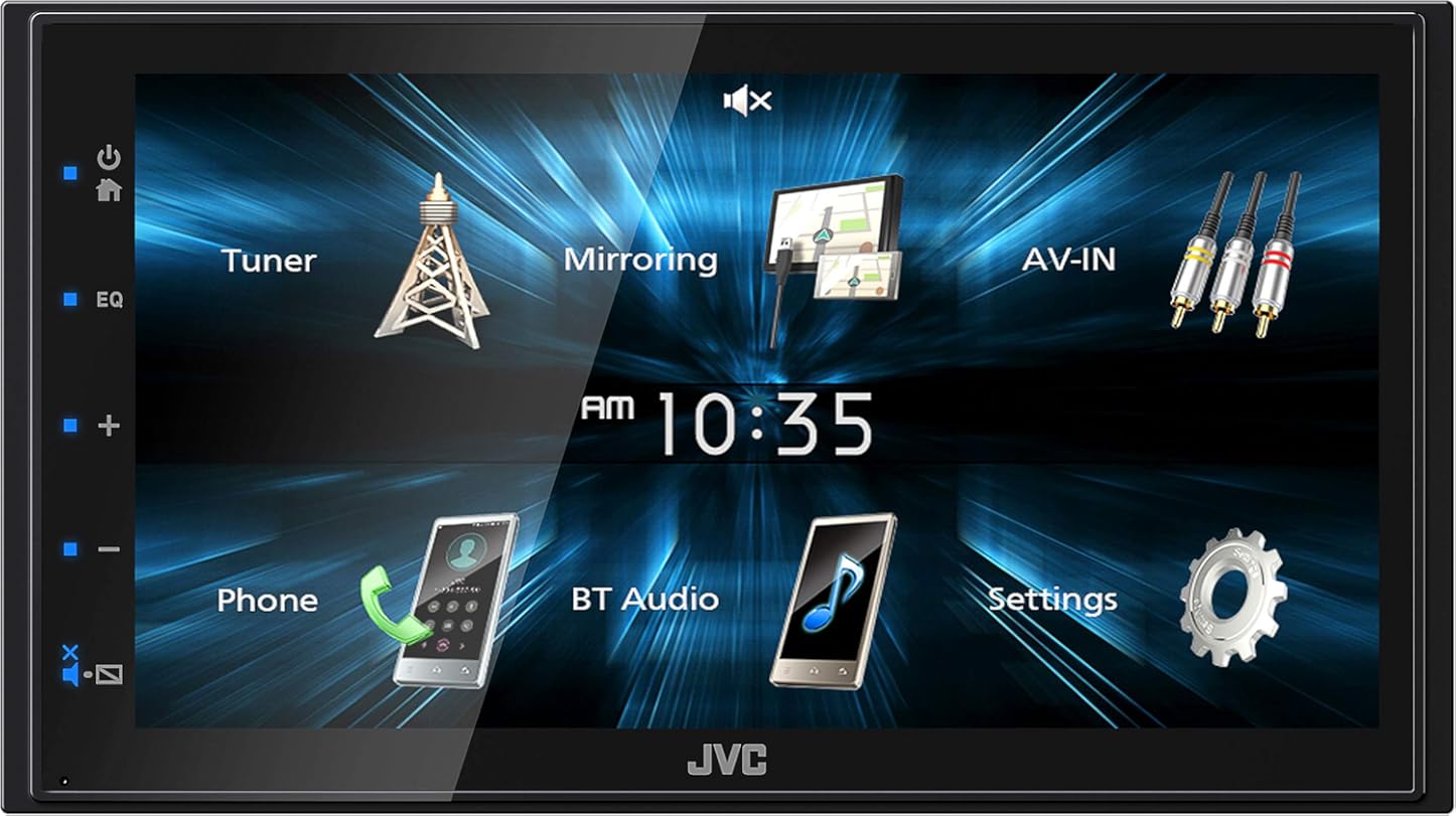 JVC KW-M150BT Bluetooth Car Stereo Receiver with USB Port – 6.75