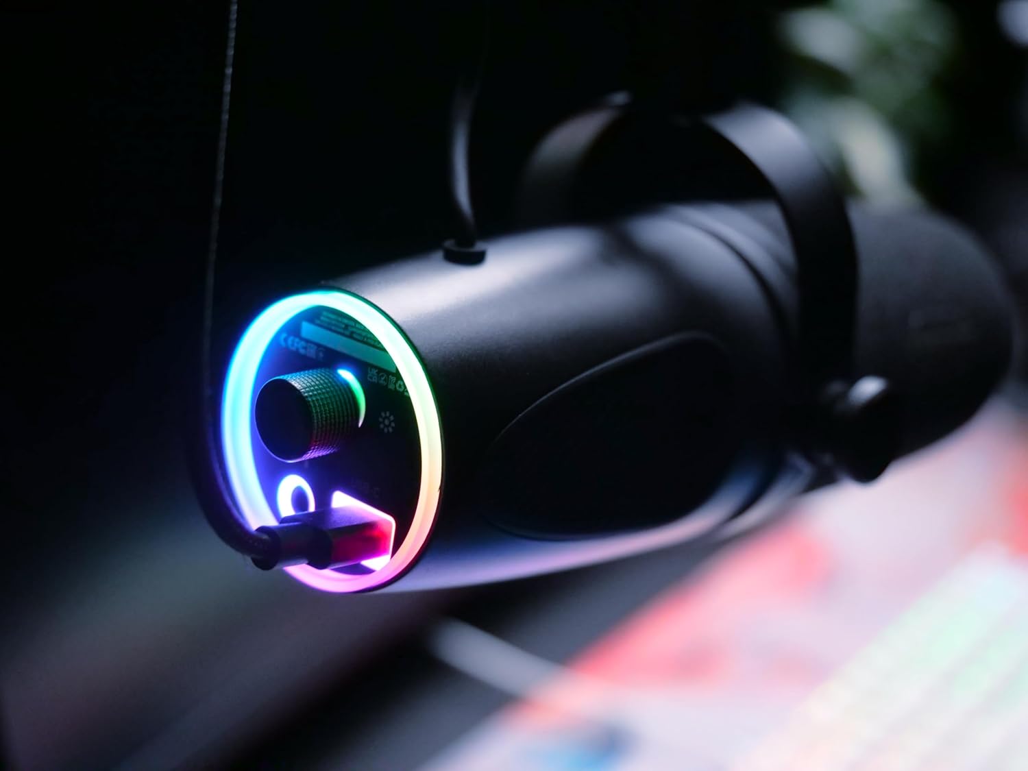 Cherry XTRFY NGALE X, Professional USB & XLR Microphone for Recordings & Streaming, XLR and USB Plug & Play, Cardioid, Low-Cut Switch for Gaming, Black