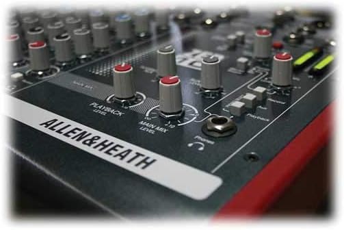 Allen & Heath ZED-10 - Touring Quality Audio Mixer with 2 Mic/Line, 2 Mic/Line/DI, 3 Stereo Line and USB I/O (AH-ZED-10),Black and Red