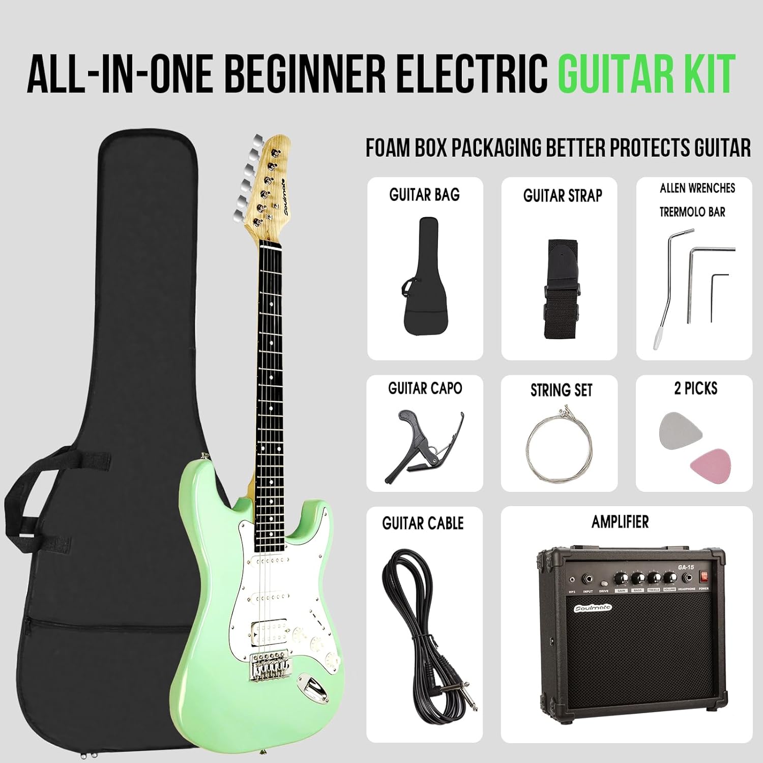 Soulmate Electric Guitar Kit 39