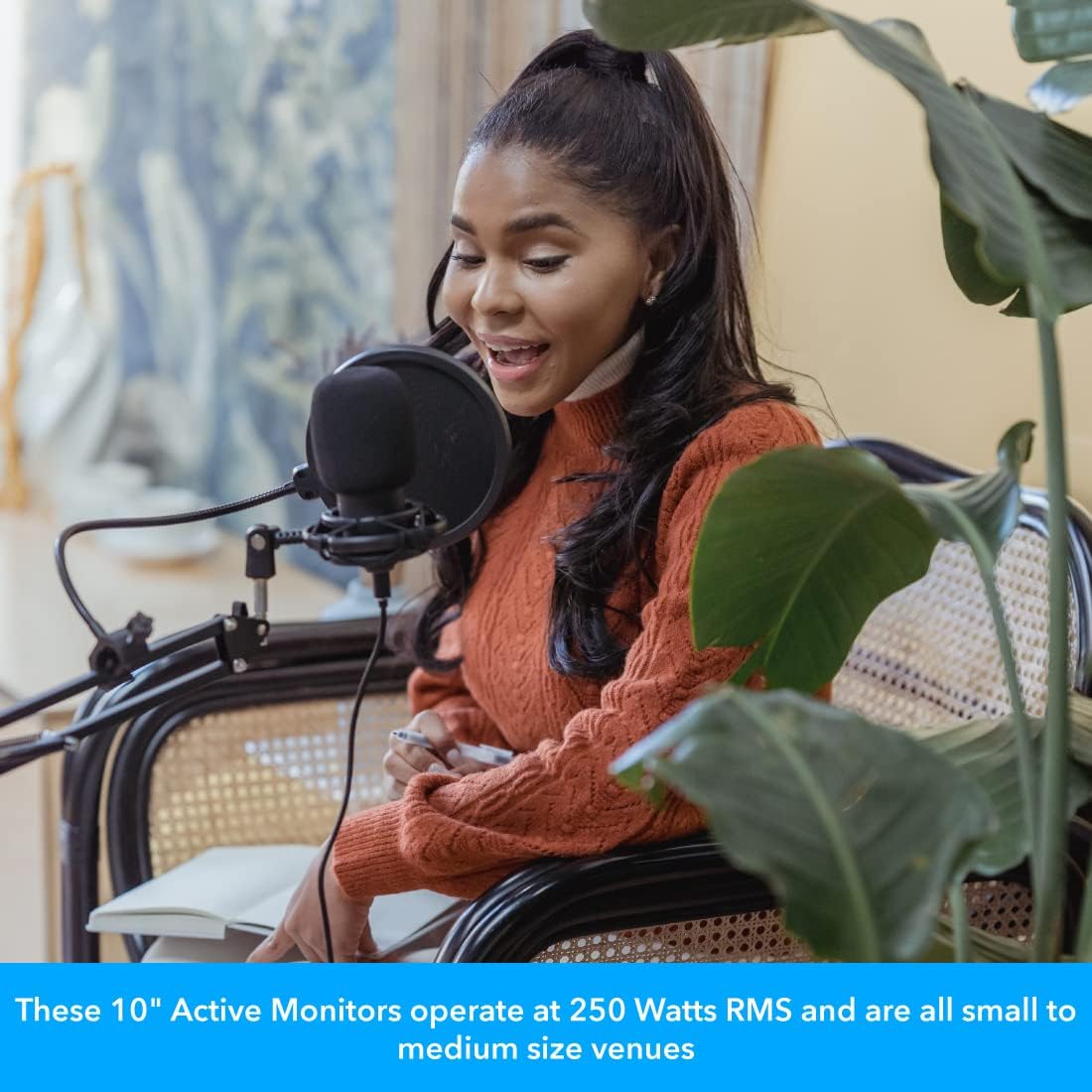 Seismic Audio - SA-10MT-PW - Powered 2-Way 10