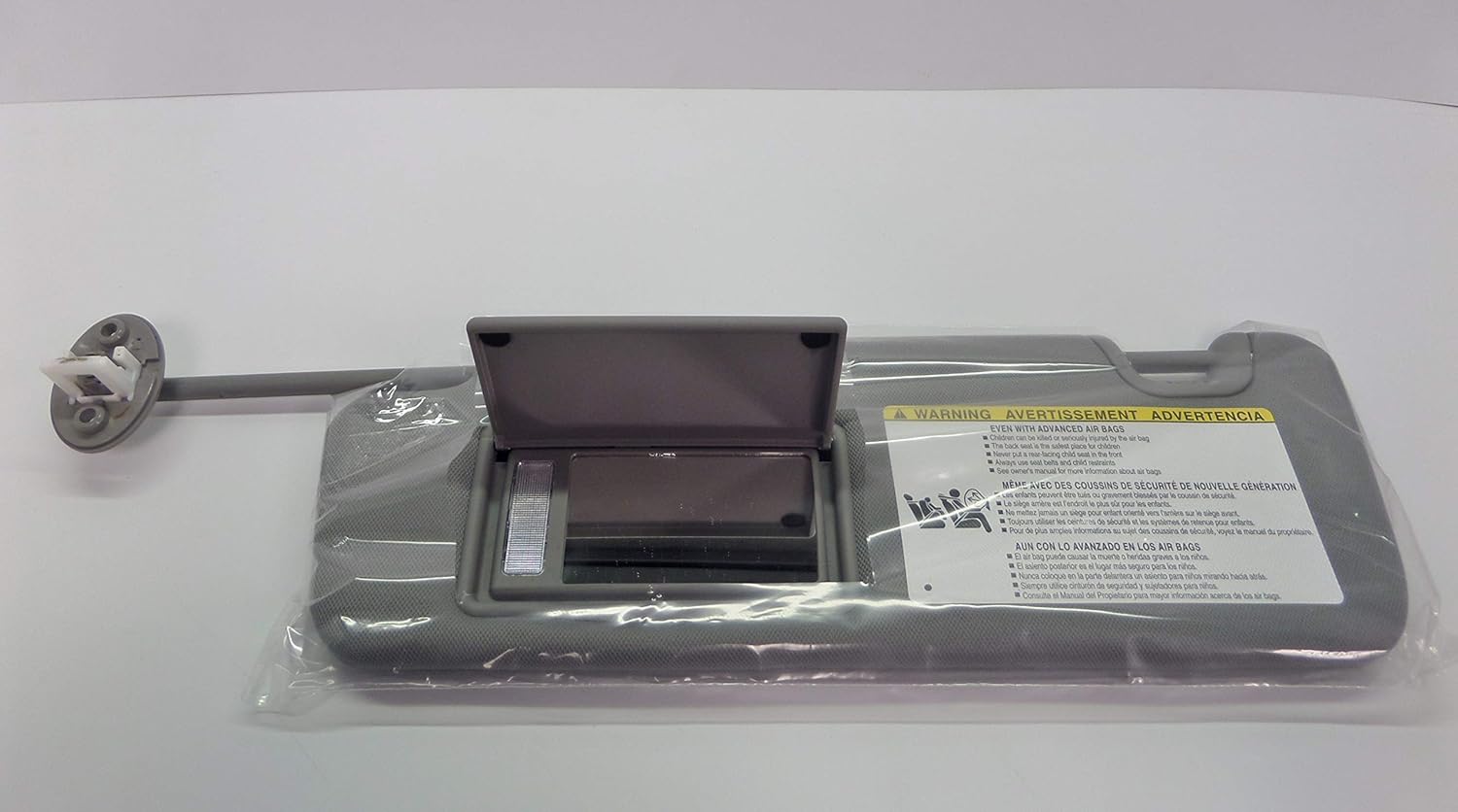 Toyota Genuine Parts - Visor Assy, Lh (74320-0E074-B0), Gray