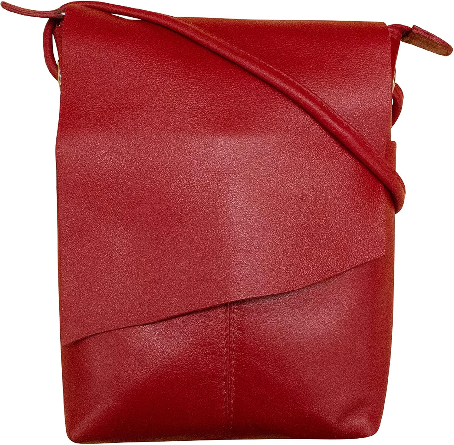 ili New York Leather Mini Sac Crossbody - Genuine Leather Crossbody Bags for Women with RFID Blocking, Adjustable Strap